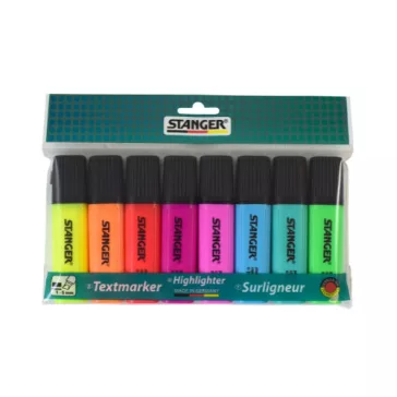 Szövegkiemelő Stanger 8 db-os klt.