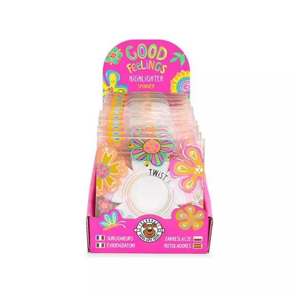 Szövegkiemelő Trendhaus virágforma 5 in 1 spinner funkcióval