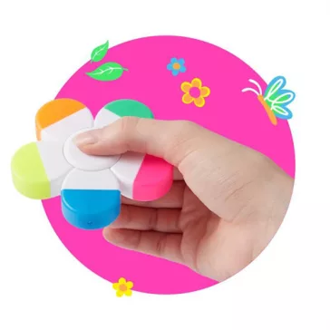   Szövegkiemelő Trendhaus virágforma 5 in 1 spinner funkcióval