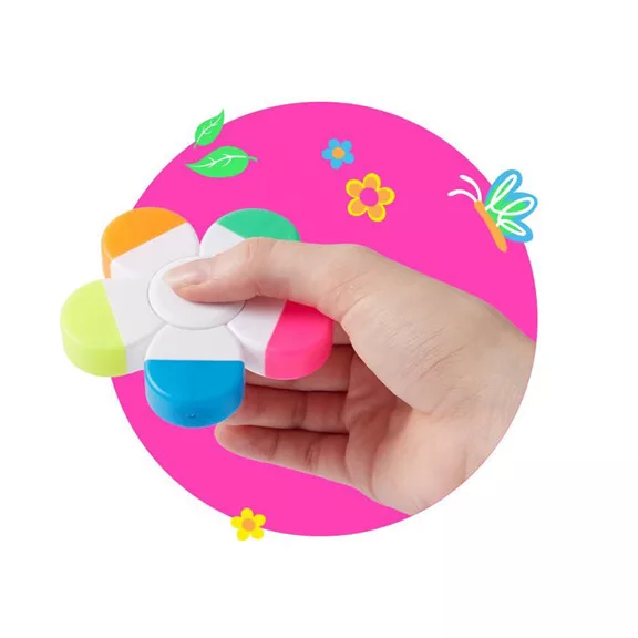 Szövegkiemelő Trendhaus virágforma 5 in 1 spinner funkcióval