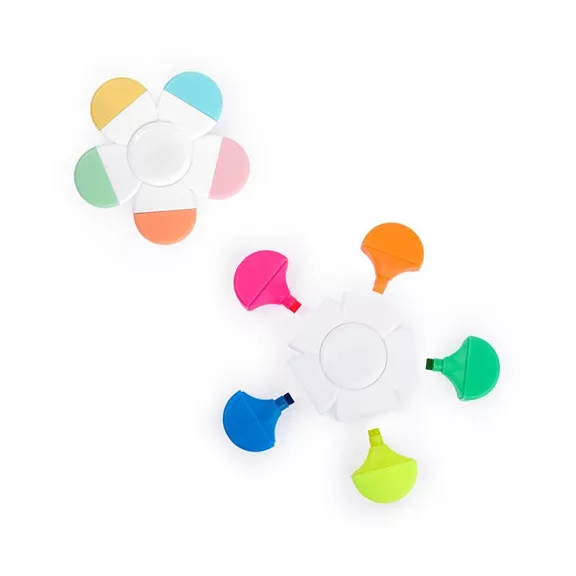 Szövegkiemelő Trendhaus virágforma 5 in 1 spinner funkcióval