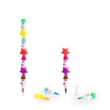   Tolóbetétes ceruza Trendhaus Magic Moments hóember csillaggal 5 színű