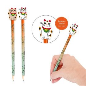 Grafitirón Trendhaus Lucky Cat radírral