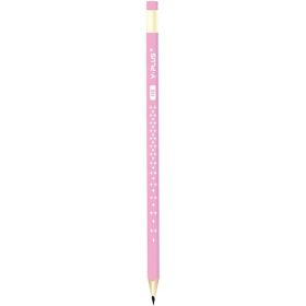   Grafitirón Y-Plus+ Star Pastel HB háromszögletű radíros 12 db/doboz