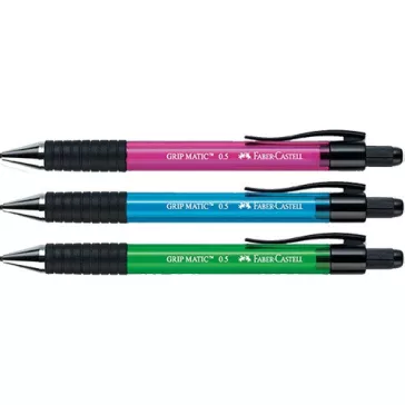   Töltőceruza Faber-Castell Grip Matic 0,5 mm vegyes színekben