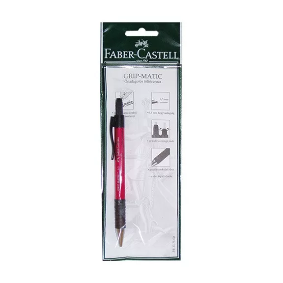 Töltőceruza Faber-Castell Grip Matic 0,5 mm vegyes színekben