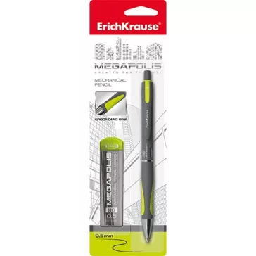   Nyomós irón ErichKrause Megapolis 0,5 mm + Irónbél bliszteres