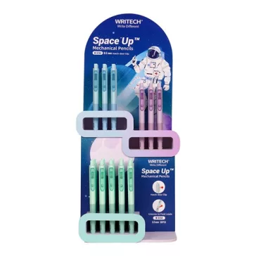   Nyomós irón Writech Space Up Pastel 0,5 mm 38 db/display vegyes színek