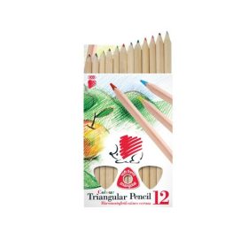   Színes ceruza Ico Süni Jumbo háromszögletű vastag 12 db-os klt. natúr