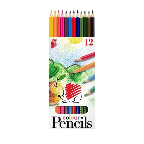 Színes ceruza Ico Süni 12 db-os klt.
