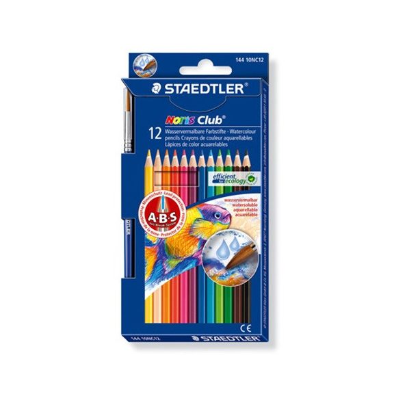 Színes ceruza Staedtler Noris Club akvarell 12 db-os klt.