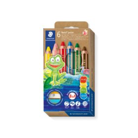 Színes marokceruza Staedtler Noris 6 db-os klt. 3 az 1-ben