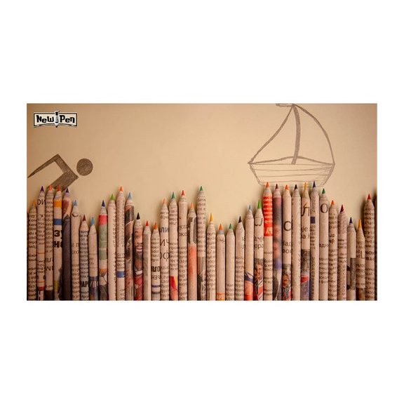 Színes ceruza New Pen 12 db-os klt.