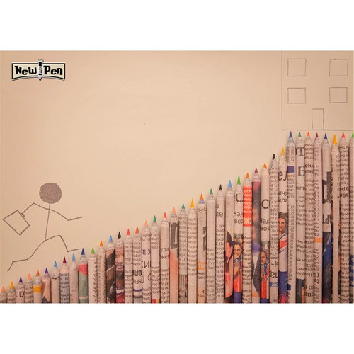 Színes ceruza New Pen 12 db-os klt.