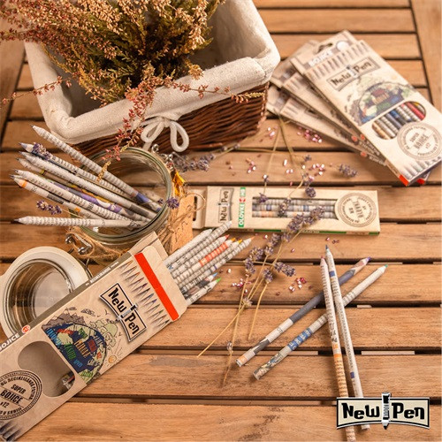 Színes ceruza New Pen 12 db-os klt.