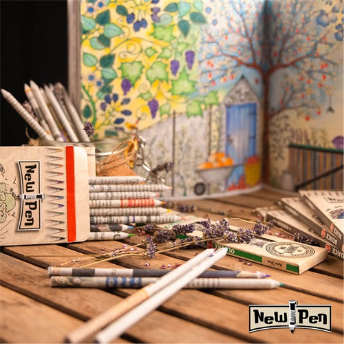 Színes ceruza New Pen 12 db-os klt.