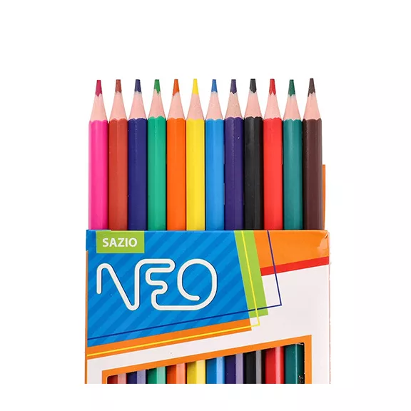 Színes ceruza Statovac Sazio Neo Triflex colors 12 db-os klt