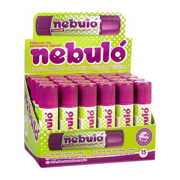 Ragasztóstift Nebuló Color színváltós 15g