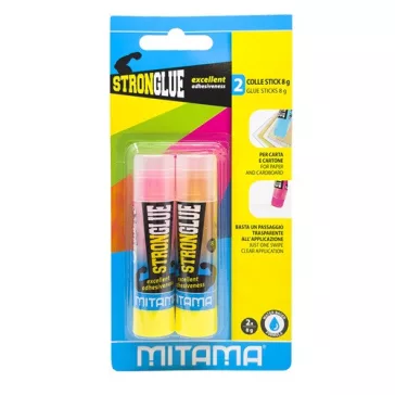 Ragasztóstift Mitama Neon 8g 2 db/csomag