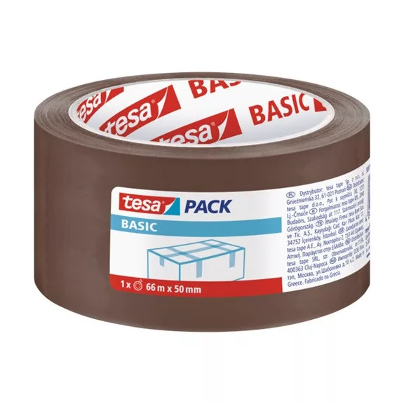 Csomagzáró szalag Tesa 48 mm x 50 m barna 58573