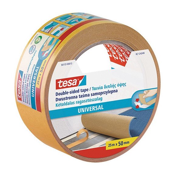 Ragasztószalag kétoldalas Tesa 50 mm x 25 m 56172