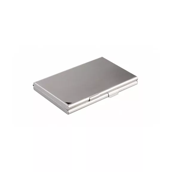 Névjegykártyatartó Durable 90x55 mm alumínium kétrészes ezüst