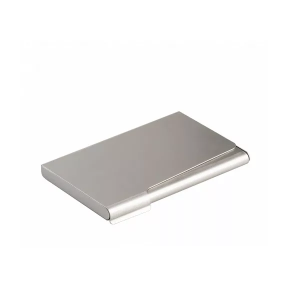 Névjegykártyatartó Durable 90x55 mm alumínium egyrészes ezüst