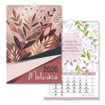 Naptár fali pd Motiváció 30x42 cm 2026
