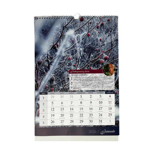 Naptár fali pd BÁLINT GAZDA Teendők a kertben 30x42 cm 2026