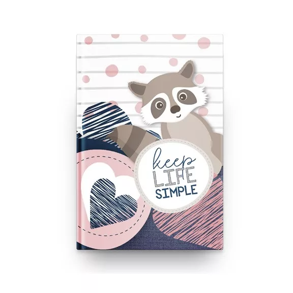 Határidőnapló öröknaptár pd B/6 vegyes 115x165 mm