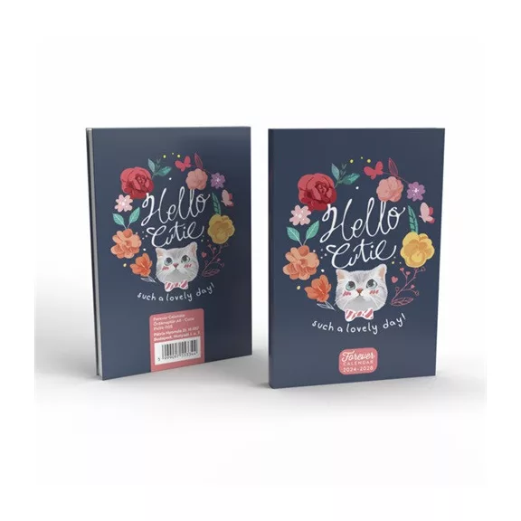 Határidőnapló öröknaptár Forever Calendar A/6 vegyes 102x148 mm