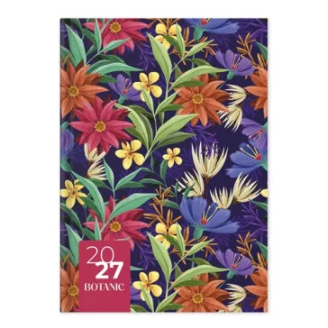 Határidőnapló Period Botanic A/5 napi Bloom papír 2027