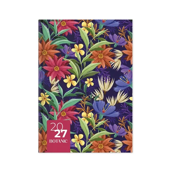 Határidőnapló Period Botanic A/5 napi Bloom papír 2027 Határidőnapló Period Botanic A/5 napi Bloom papír 2027