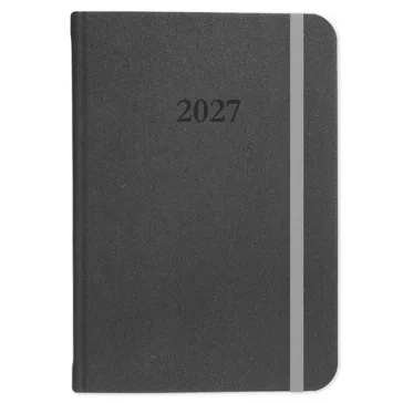   Határidőnapló Period Velour B/5 heti varrott Antracit 2027