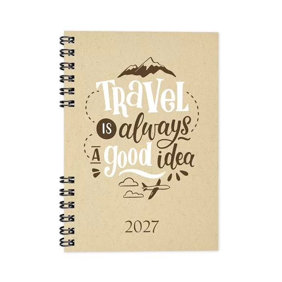 Határidőnapló Period ECO A/5 heti spirálos Travel 2027 Határidőnapló Period ECO A/5 heti spirálos Travel 2027