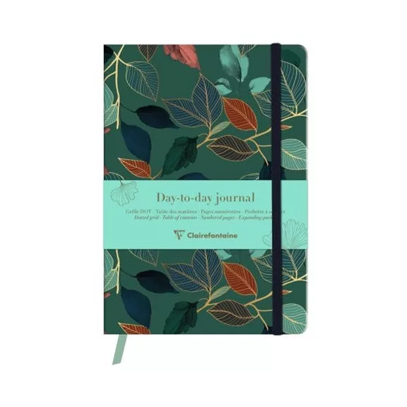 Határidőnapló öröknaptár Clairefontaine Gaia kék A/5 96 lapos, pontozott