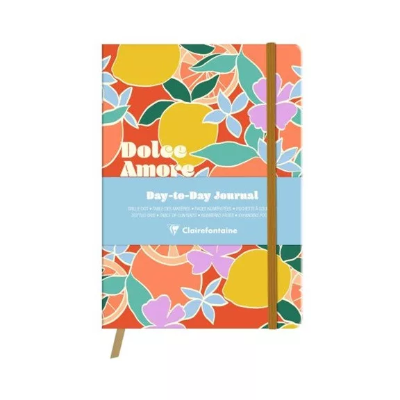 Határidőnapló öröknaptár Clairefontaine Dolce Amore A/5 96 lapos, pontozott