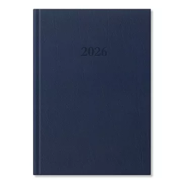 Határidőnapló Period Standard A/5 napi kék műbőr 2026