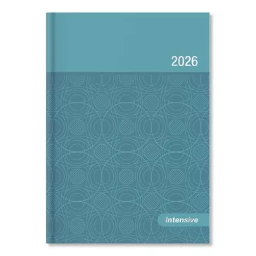   Határidőnapló Period Intensive A/5 napi kék lakk papír 2026