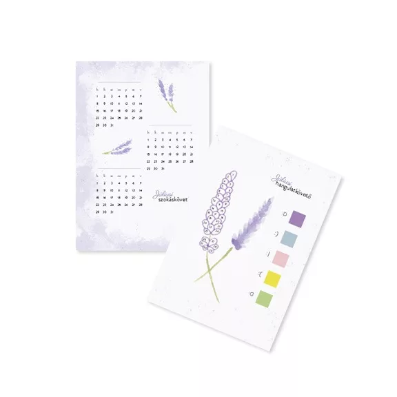 Határidőnapló Period A/5 heti önismereti kék 2026