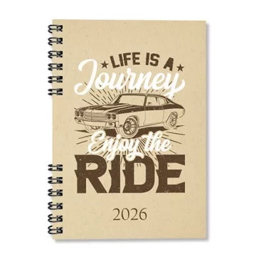 Határidőnapló Period ECO A/5 heti spirálos Ride 2026