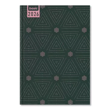 Határidőnapló Period Basic B/5 heti Pattern papír 2026