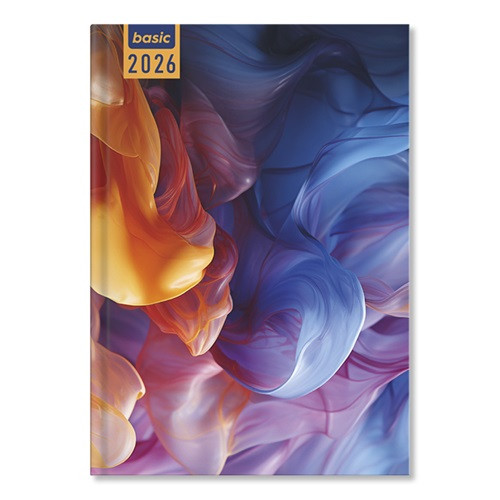 Határidőnapló Period Basic B/5 heti Galaxy papír 2026