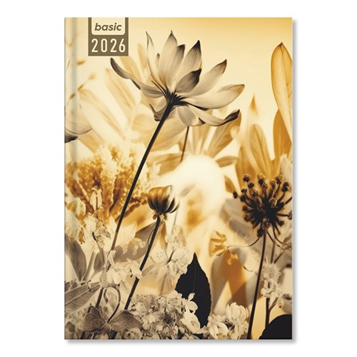Határidőnapló Period Basic B/5 heti Wildflowers papír 2026