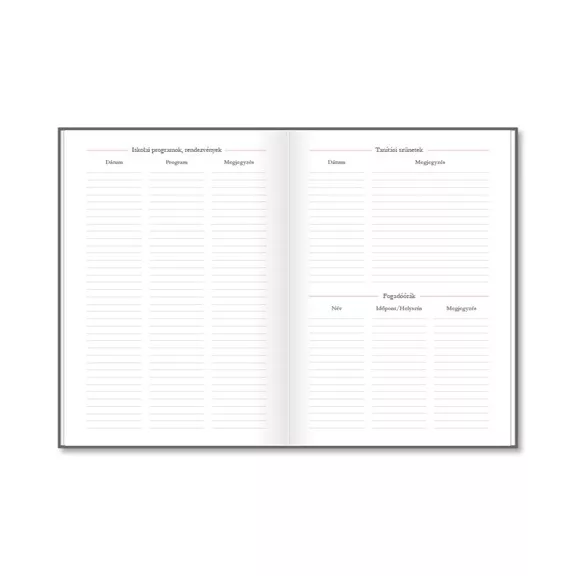 Tanári zsebkönyv pd 2026-2027 papír Compass