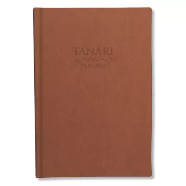 Tanári zsebkönyv pd 2026-2027 műbőr barna