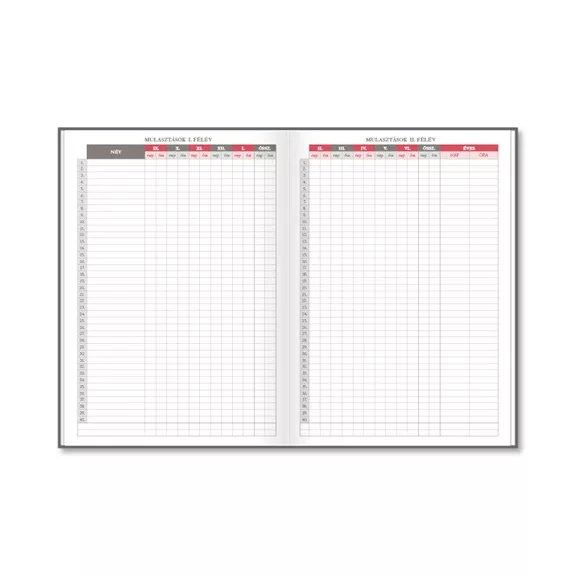 Tanítói zsebkönyv pd 2026-2027 papír Butterflies