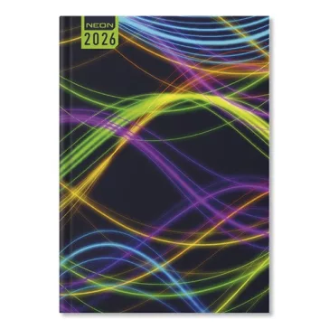 Határidőnapló Period Neon A/5 napi Waves papír 2026