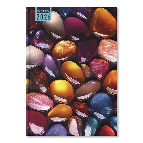 Határidőnapló Period Neon B/5 heti Pebbles papír 2026
