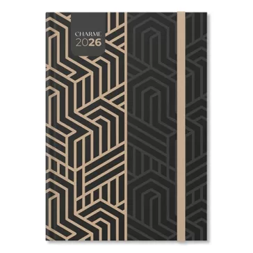 Határidőnapló Period Charme B/5 heti Gold papír 2026